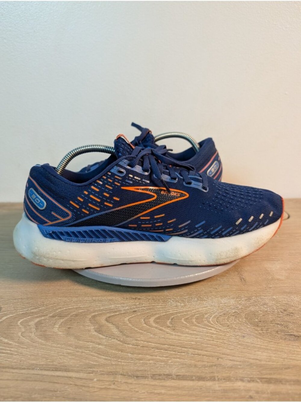 Brooks Glycerin GTS 20 Sneakers Shoes Mens 11.5 2E Wide Blue Running Shoes - Picture 8 of 11